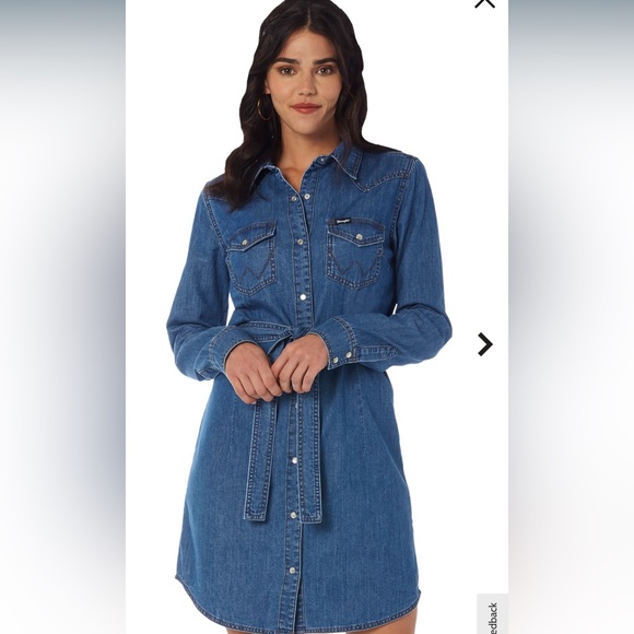 Western Denim dress - Picture 1 of 4
